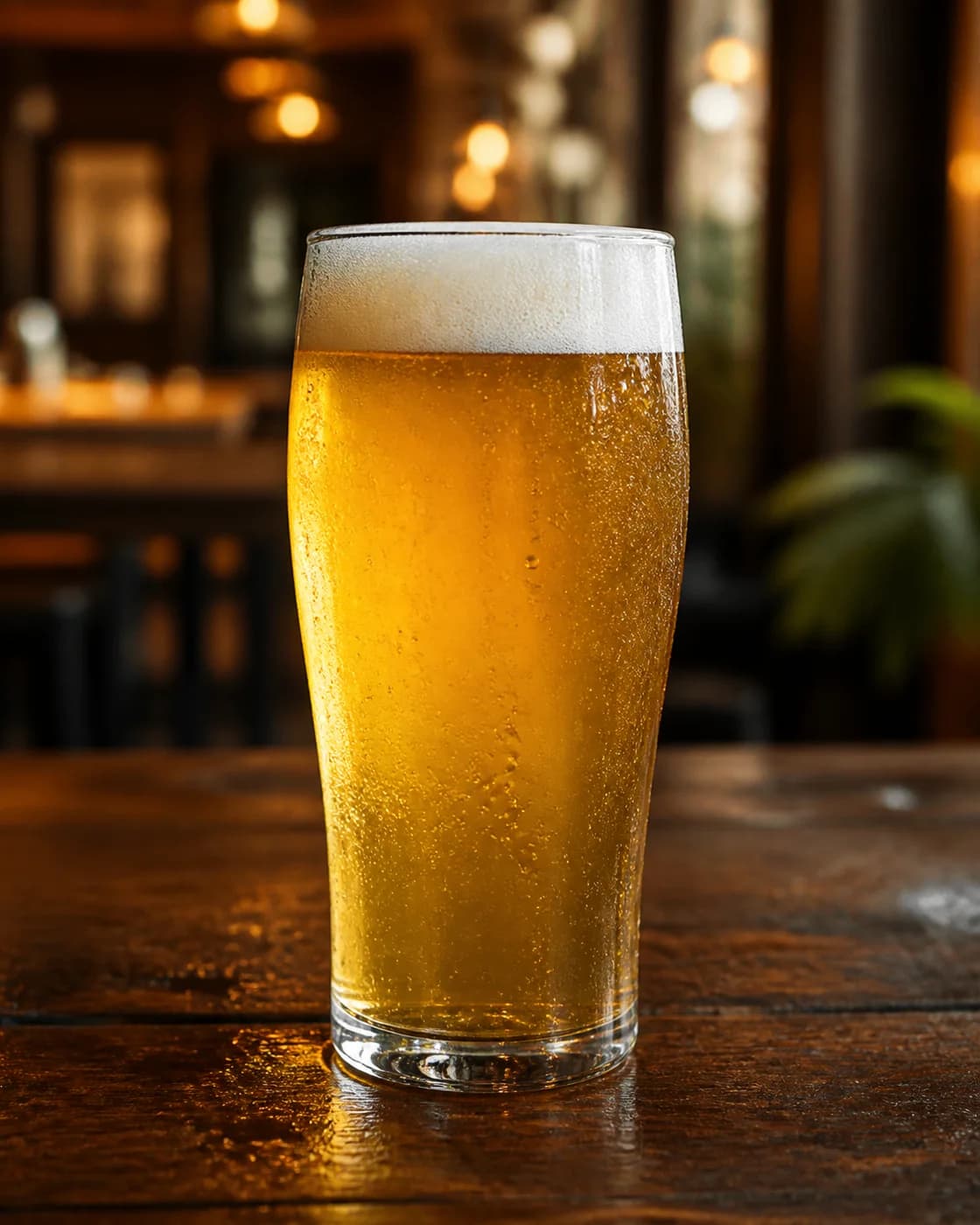 Vaso de cerveza Easy IPA clara y refrescante