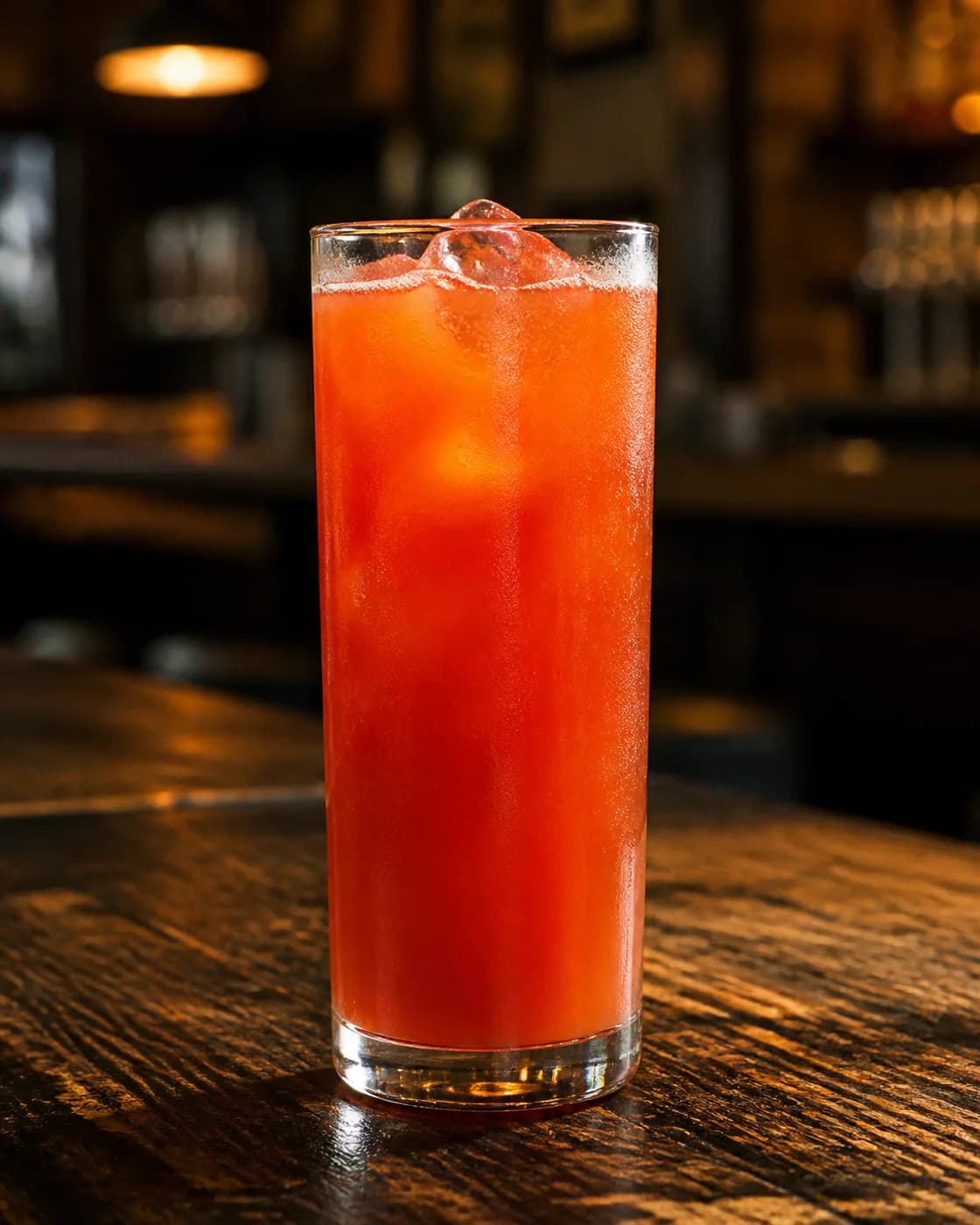 Garibaldi de Campari y jugo de naranja