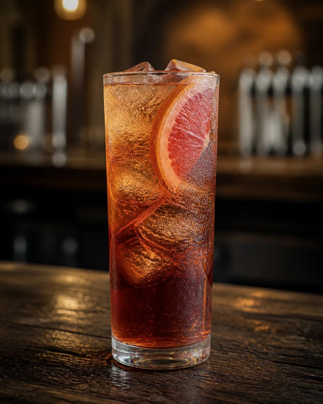 Vermut con pomelo y hielo