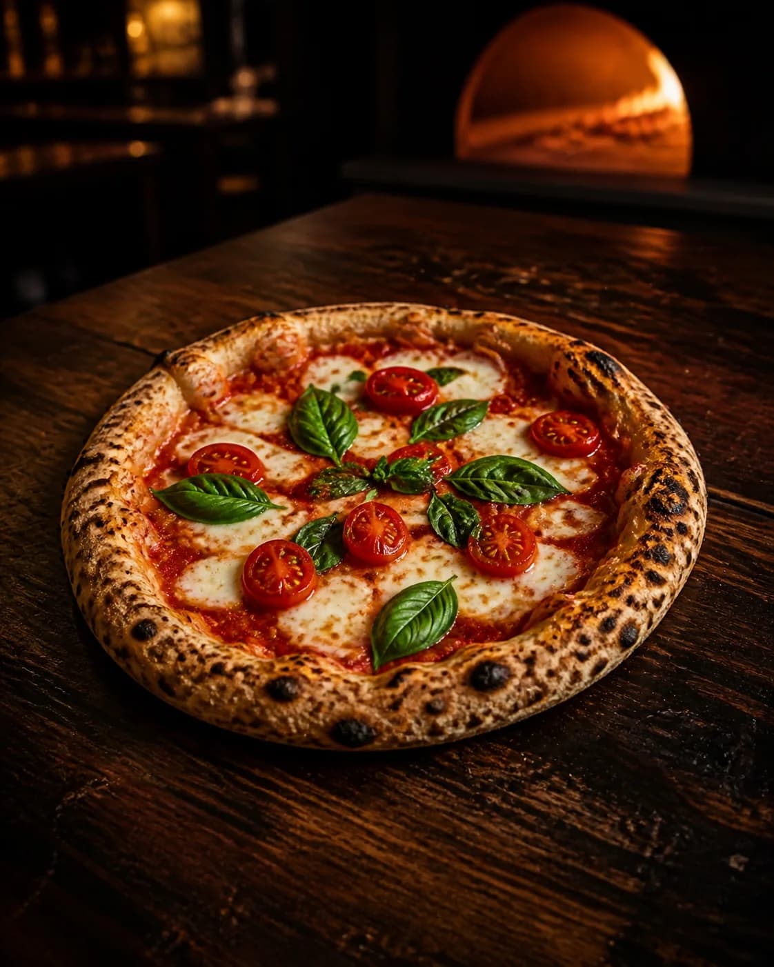 Pizza napolitana de masa madre