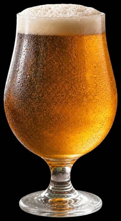 Vaso de cerveza Honey dorada